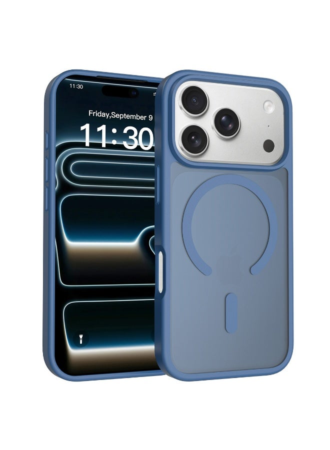 For iPhone 17 Pro Case Magsafe, Magnetic Shockproof Translucent Back Slim Protective Phone Case